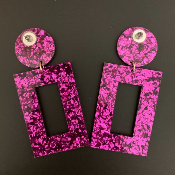 New Without Tags Fred & Ginger (Australian Designer) Sass Statement Dangles - Picture 2 of 8